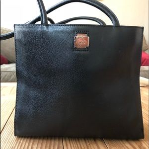 Furla black leather purse